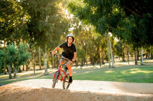 BIG4 Bellarine - boy on a bmx bike with a helmet on